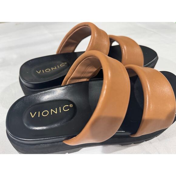 Vionic Modesto Two Strap Lug Sole Sandal Size 7.5 - Picture 6 of 7